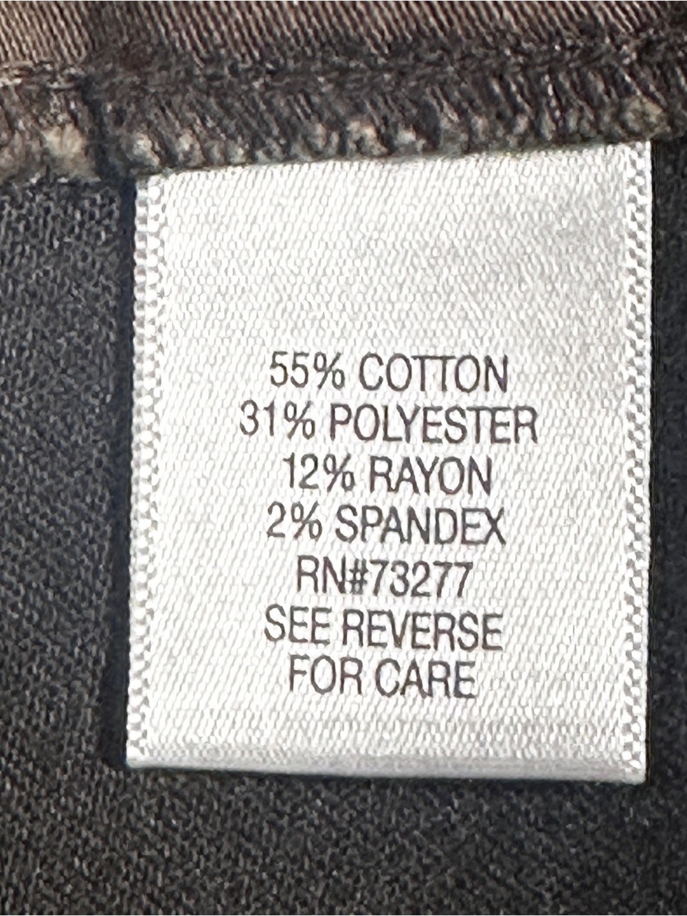 Croft & Barrow Effortless Stretch Brown Pull-On Crop Pants 16W Short - Picture 6 of 8